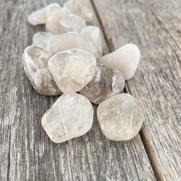 Other - Gold Rutilated Quartz Crystals | 5 Pieces